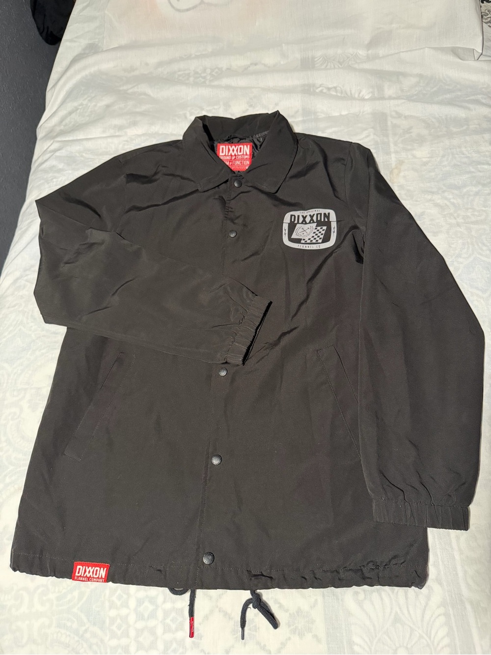 DIXXON Black Coach Windbreaker men’s Jacket size M